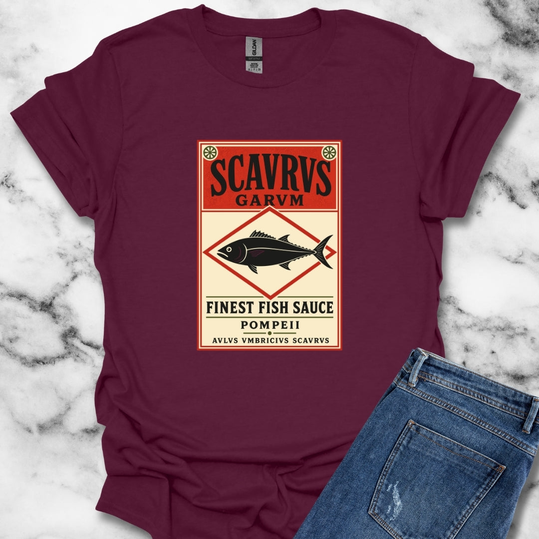 Scaurus Garum Sauce Label T-Shirt
