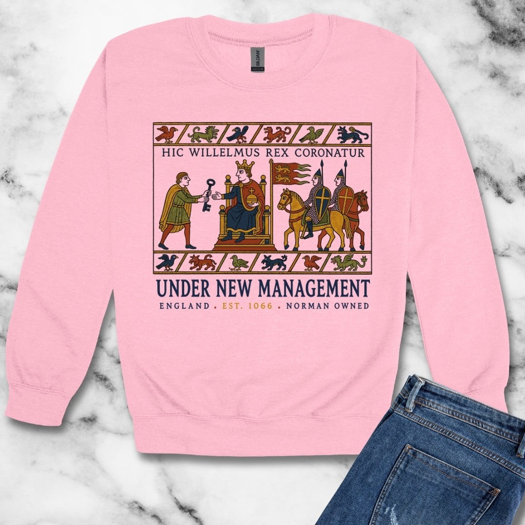Bayeux Tapestry Under New Management Normans Unisex Heavy Crewneck Sweatshirt