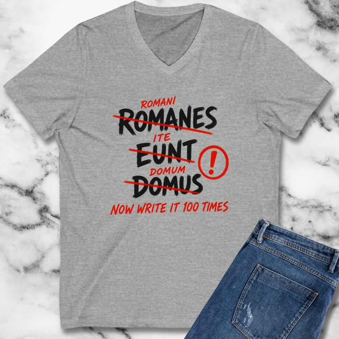 Romans Go Home Brian Graffiti V-neck