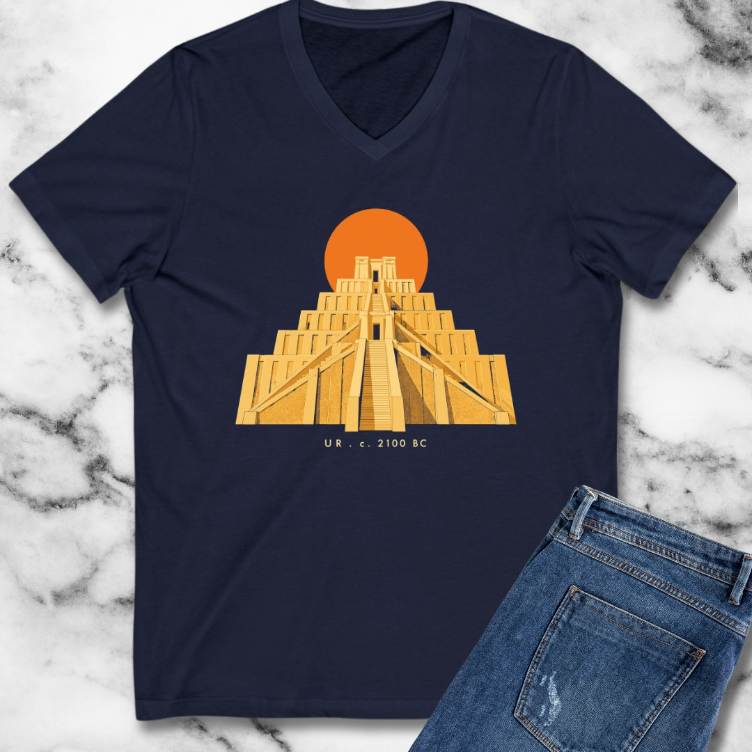 Ziggurat of Ur V-Neck
