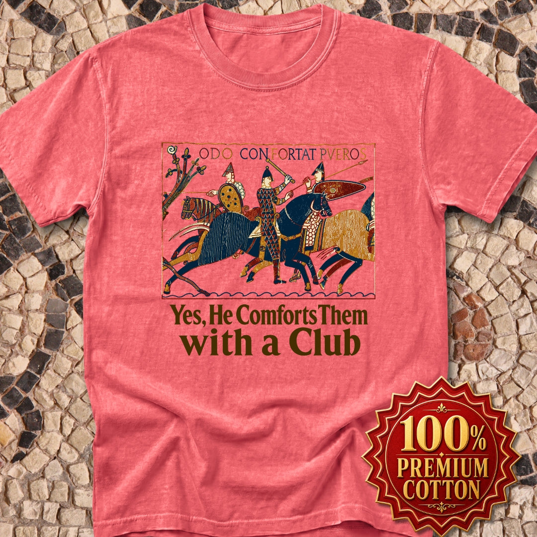 Odo Comforts Them With Club Tapestry Premium Tee