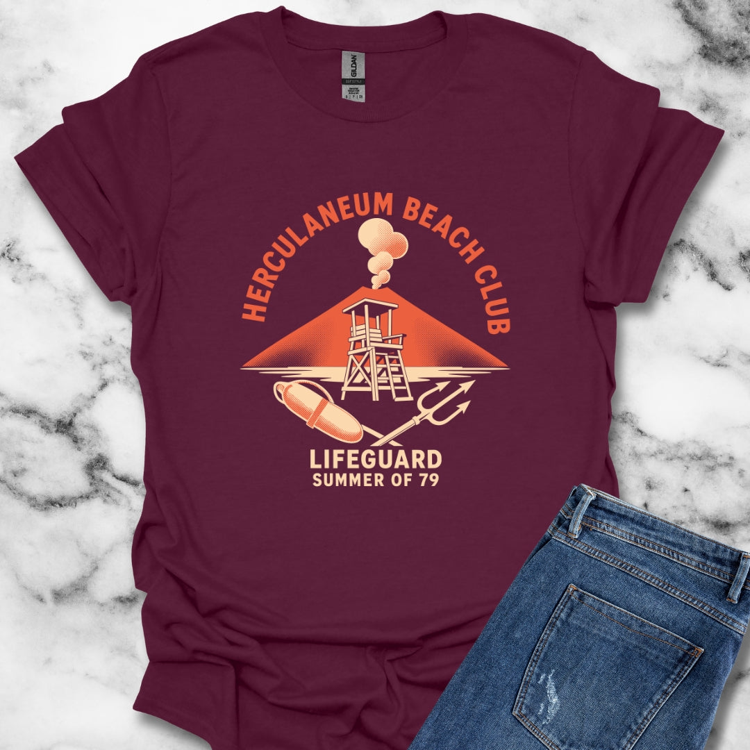 Herculaneum Beach Club Lifeguard T-Shirt