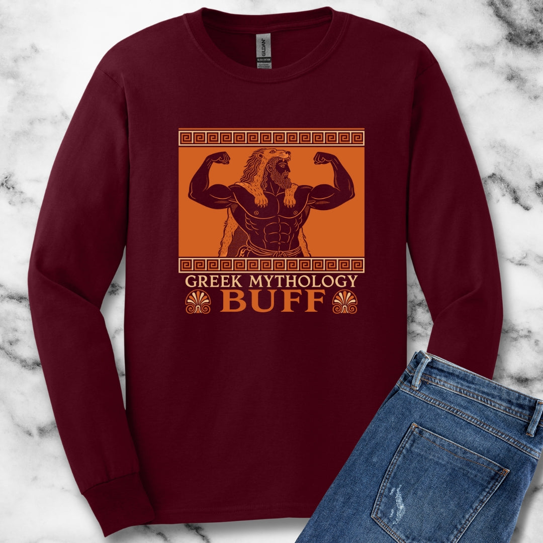 Heracles Greek Mythology Buff Unisex Long Sleeve Tee