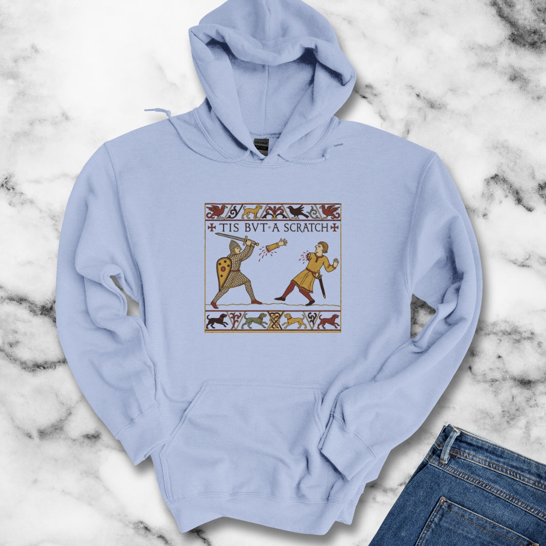 Tis But A Scratch Tapestry Hoodie