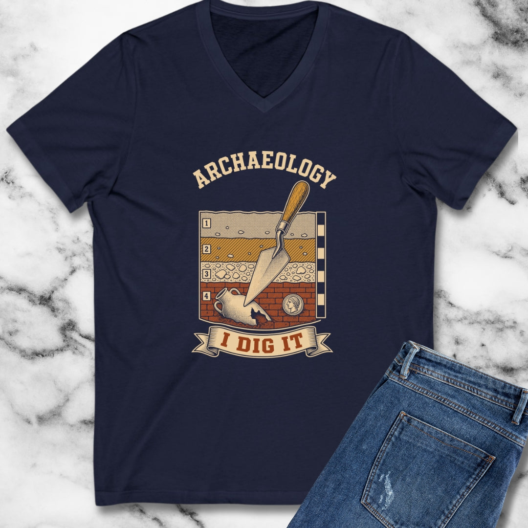 I Dig Archaeology V-Neck