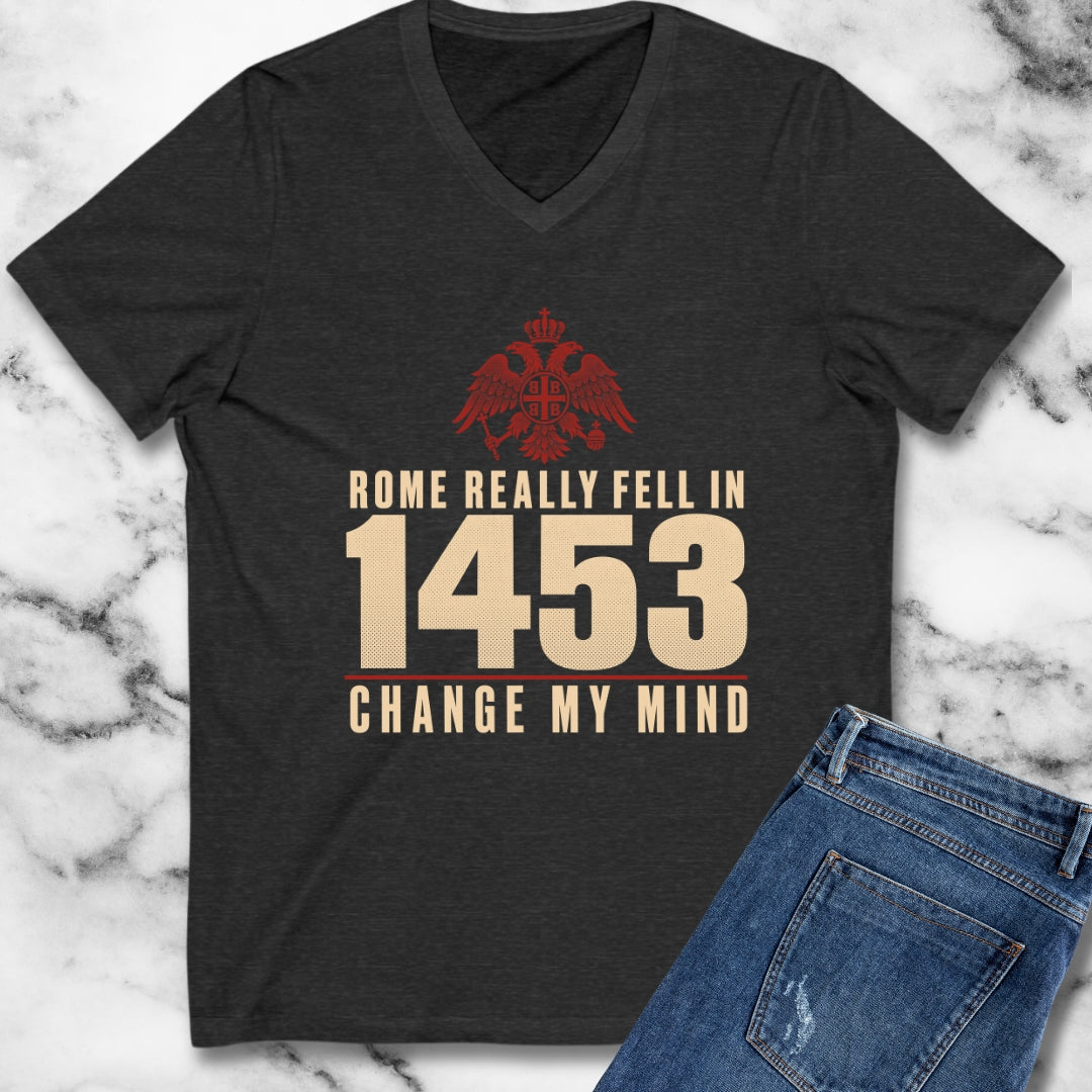 Rome Fell 1453 V-Neck