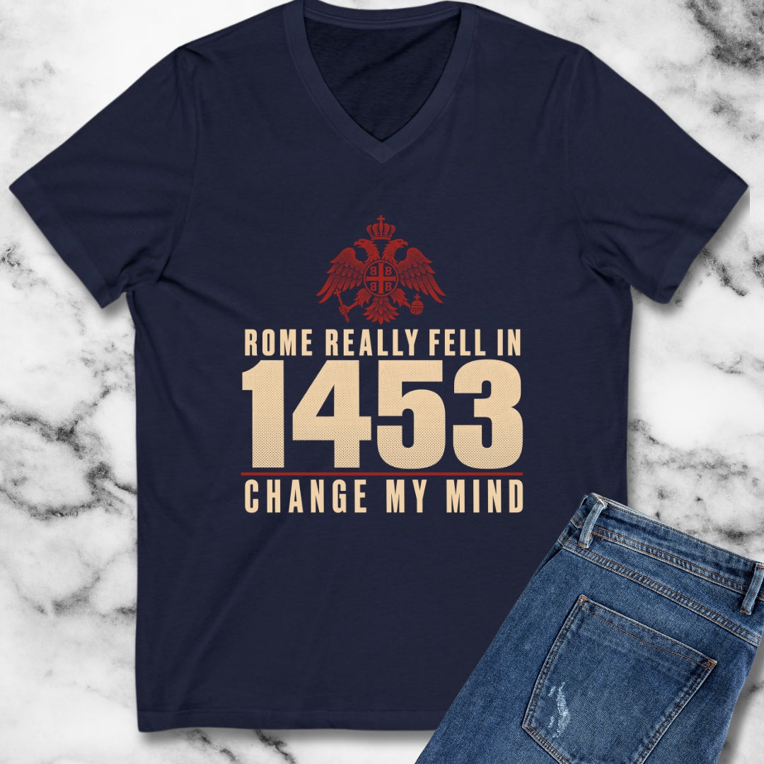 Rome Fell 1453 V-Neck