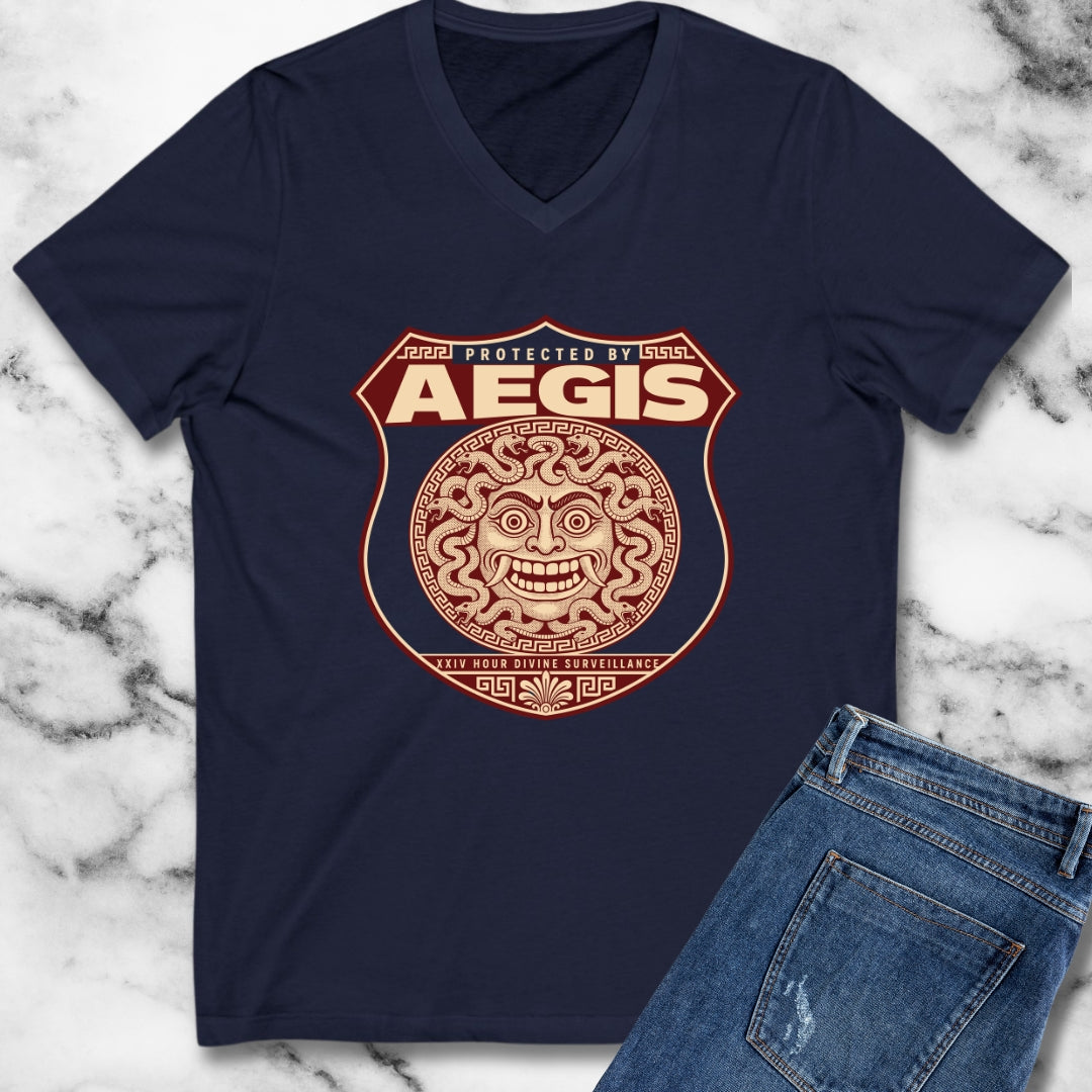 Protected by Aegis Shield V-Neck