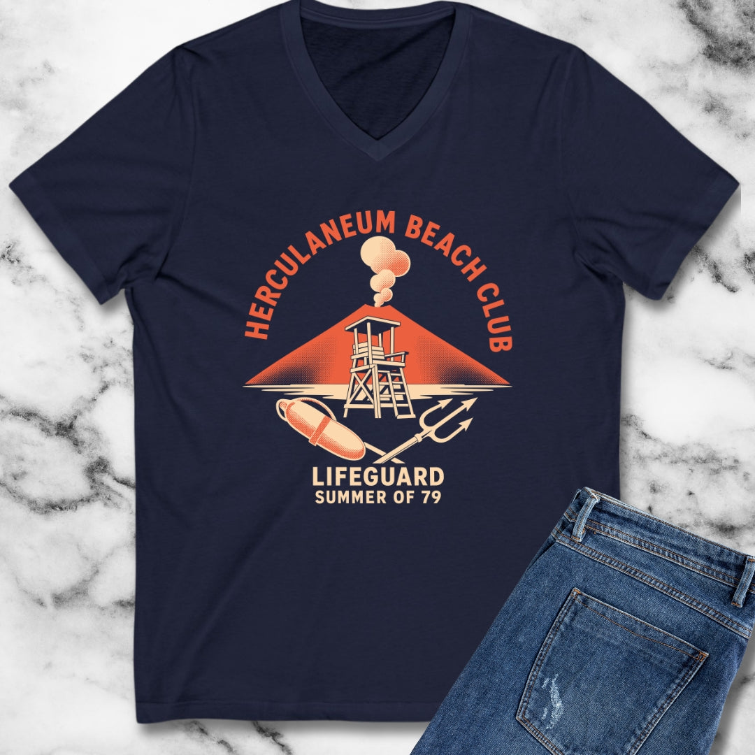 Herculaneum Beach Club Lifeguard V-Neck