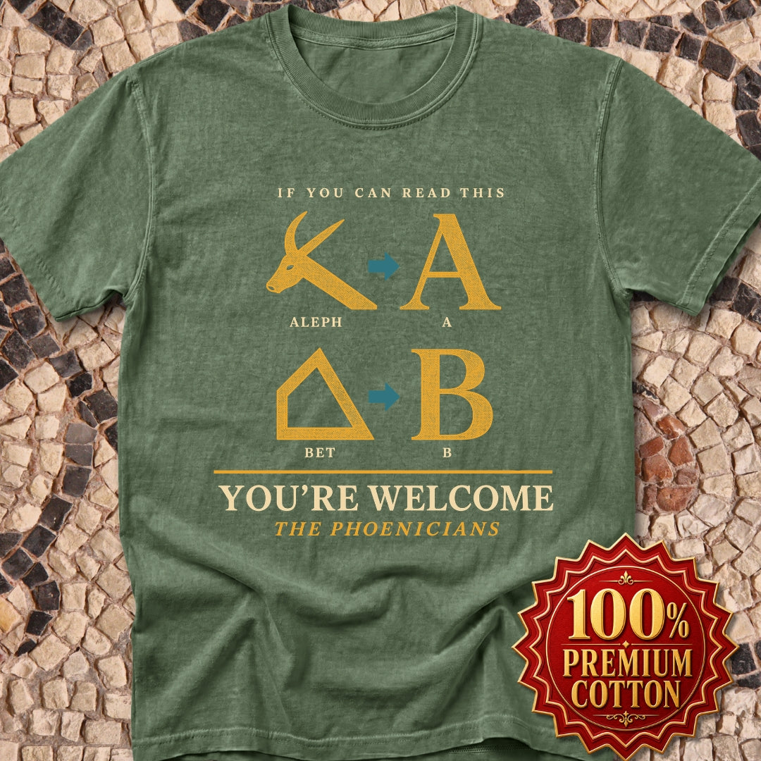 If You Can Read Phoenician Alphabet Premium Tee