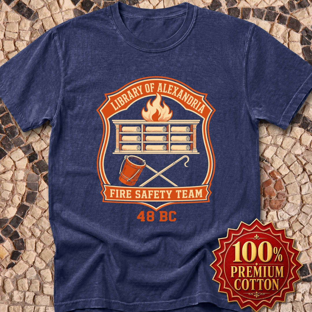 Library Alexandria Fire Safety Premium Tee