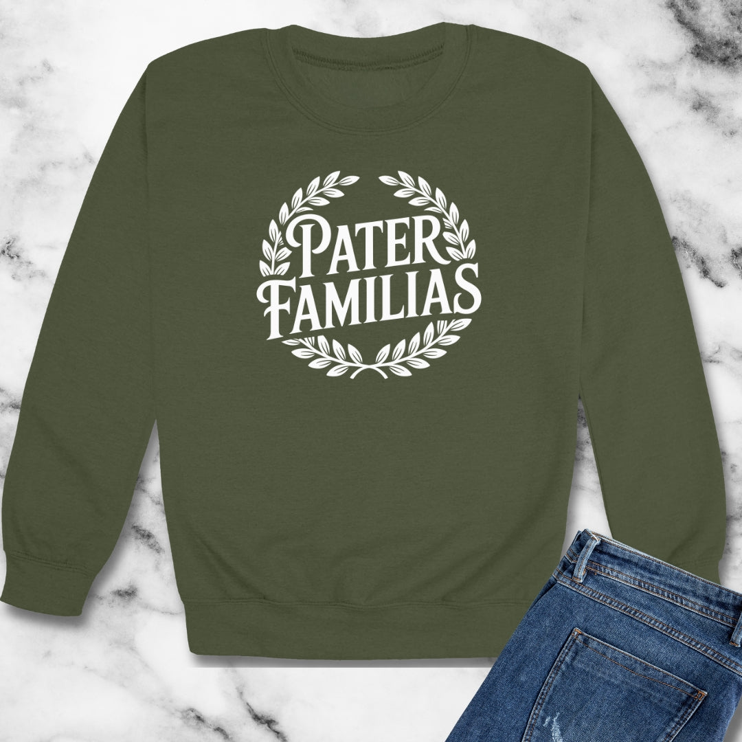 Pater Familias Unisex Heavy Crewneck Sweatshirt