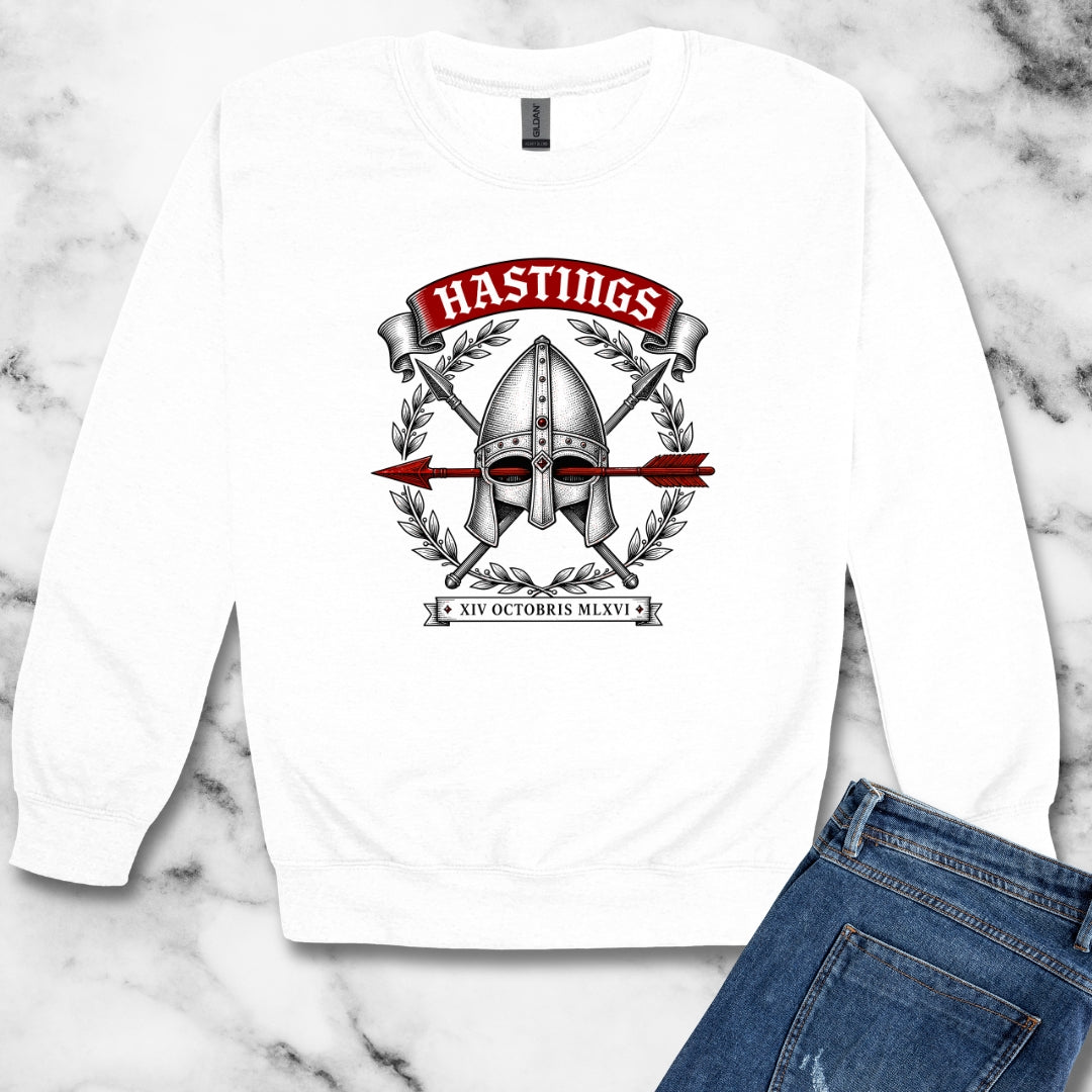 Hastings Helmet Unisex Heavy Crewneck Sweatshirt