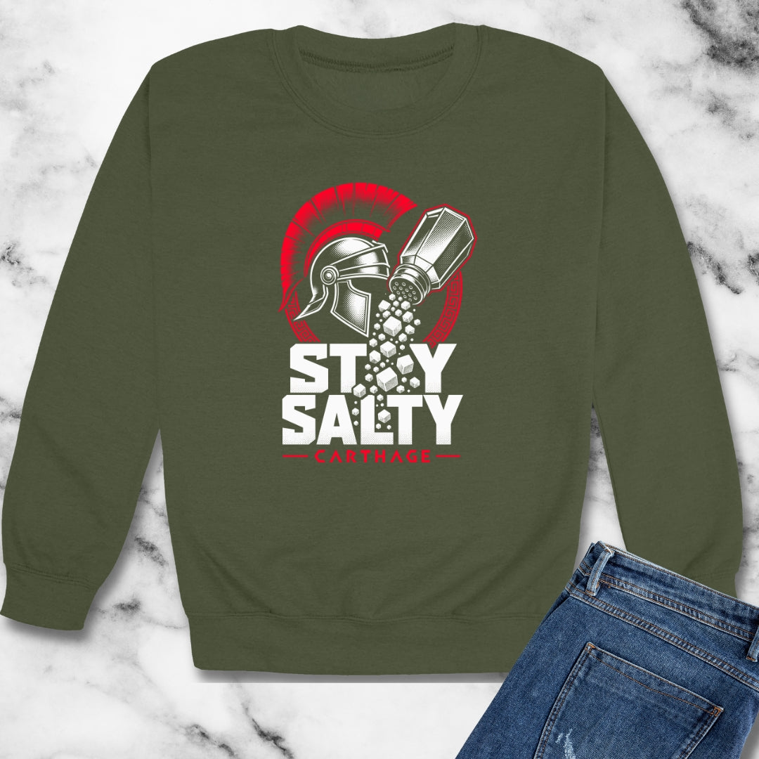 Stay Salty Carthage Unisex Heavy Crewneck Sweatshirt