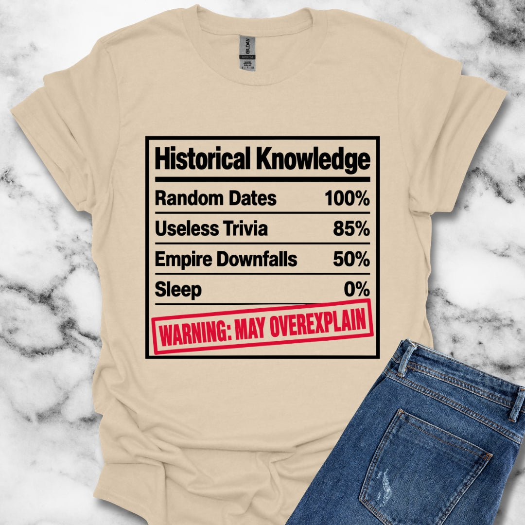 Historical Knowledge Facts T-Shirt