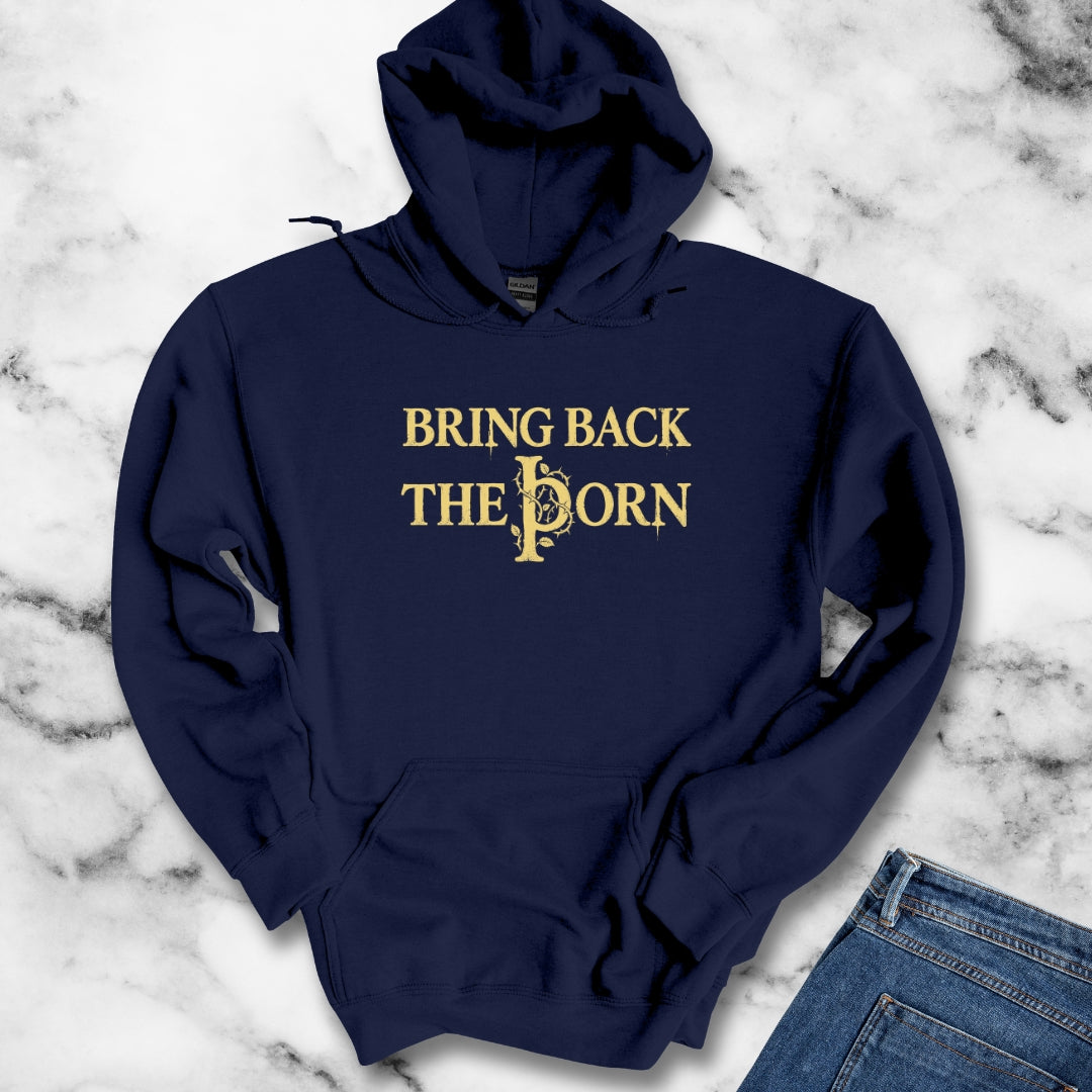 Bring Letter Thorn Back Hoodie