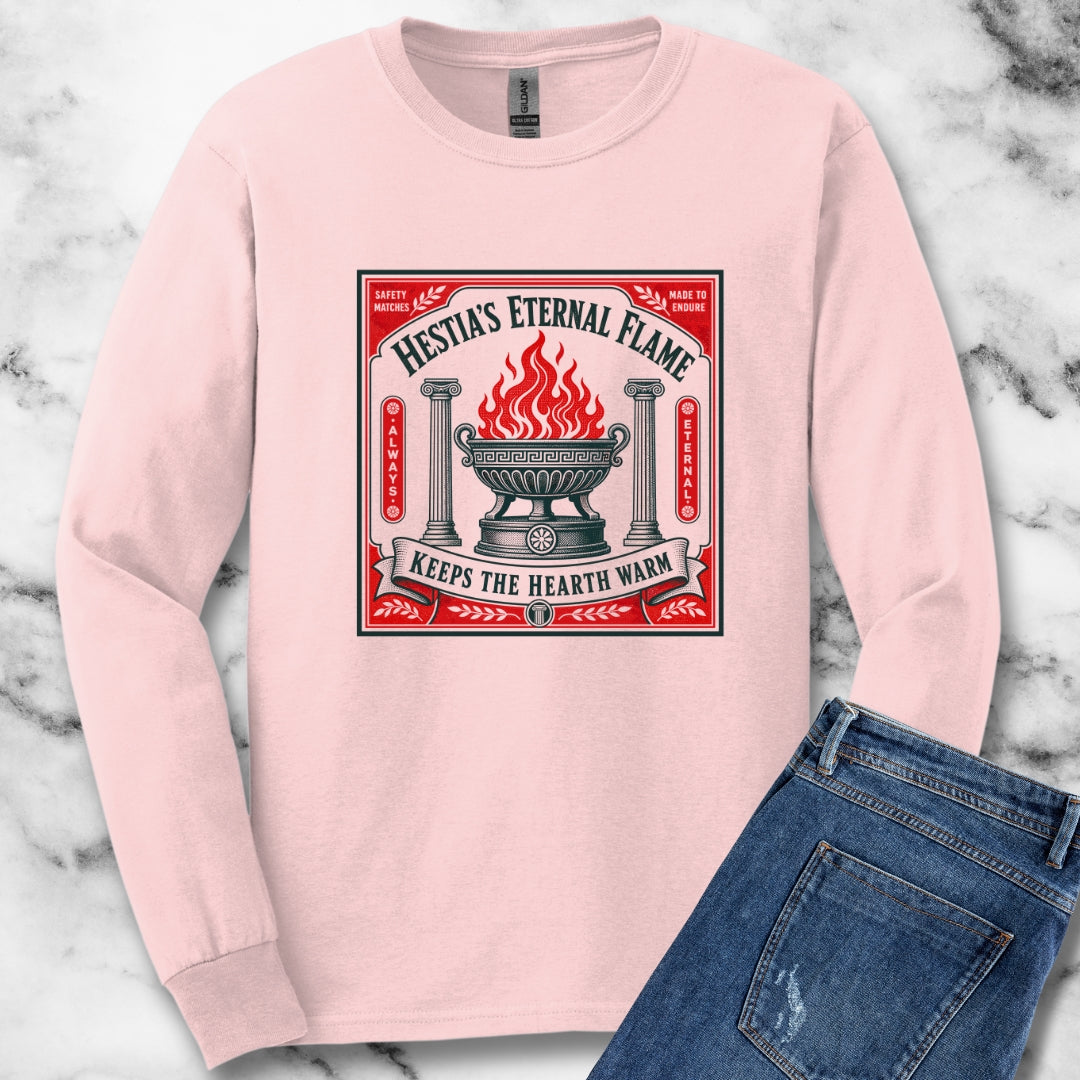 Hestia's Eternal Flame Unisex Long Sleeve Tee