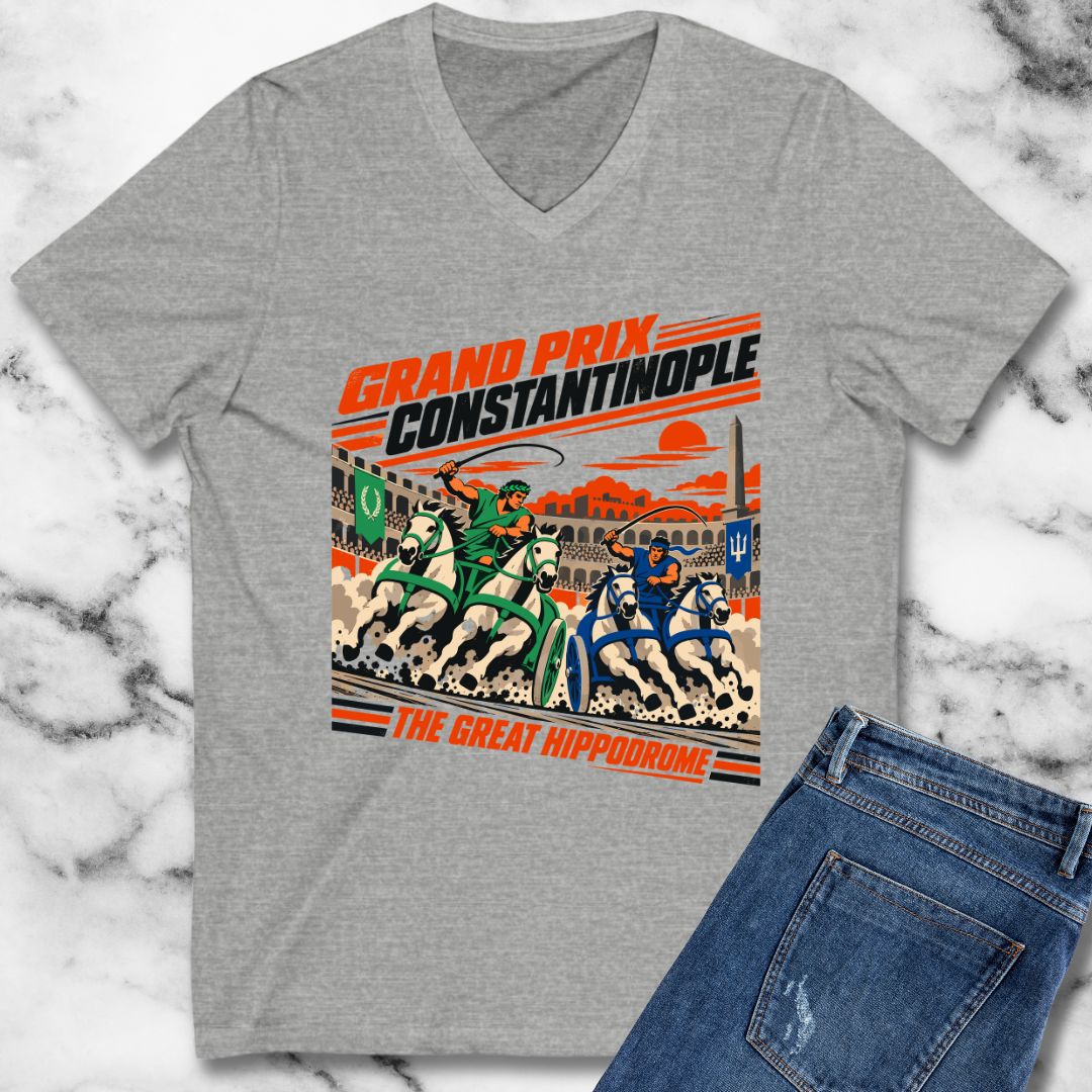 Grand Prix Constantinople Chariot Race V-neck