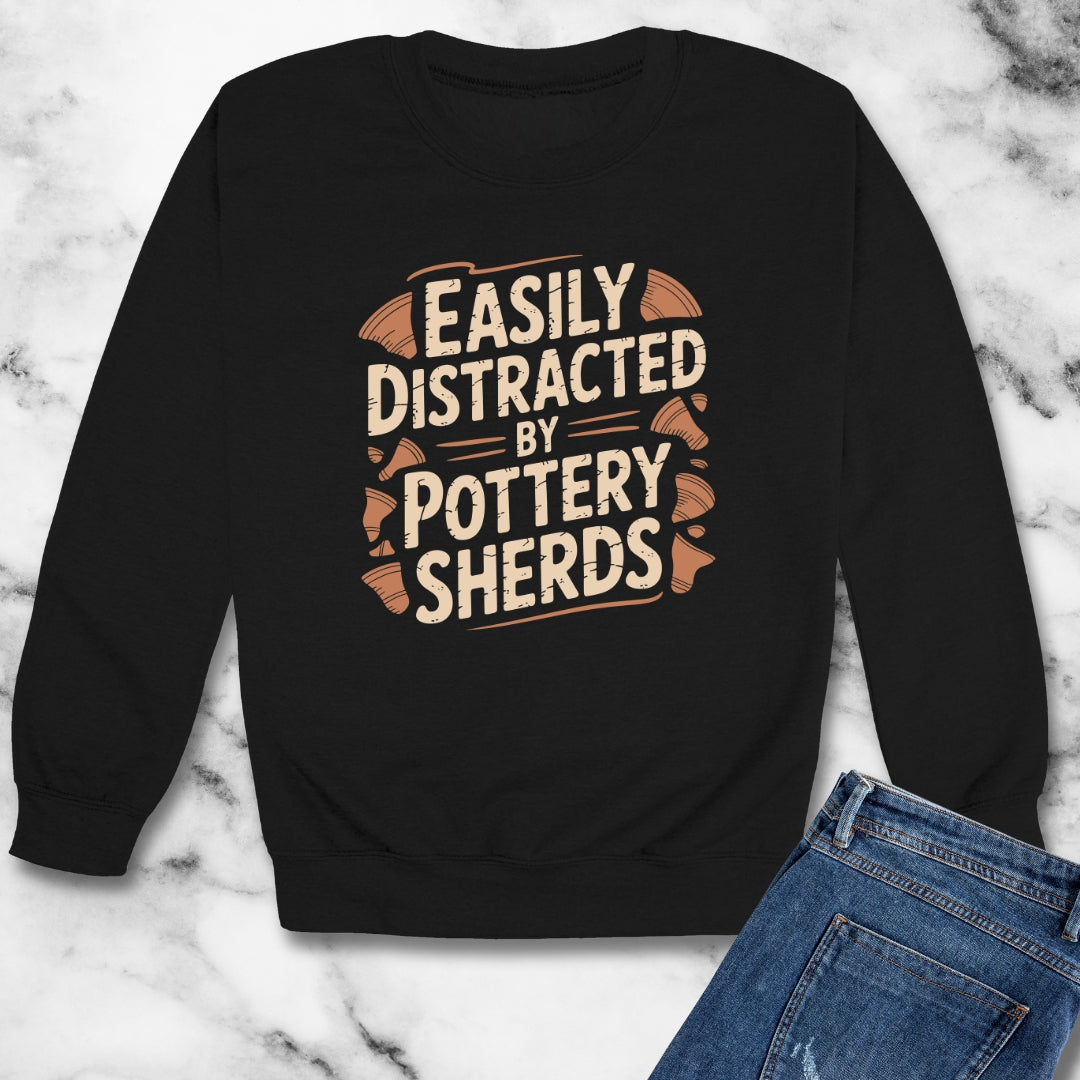 Pottery Sherds Unisex Heavy Crewneck Sweatshirt