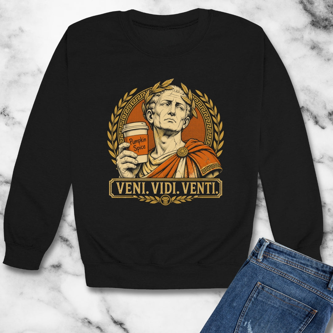 Caesar Venti Pumpkin Spice Unisex Heavy Crewneck Sweatshirt