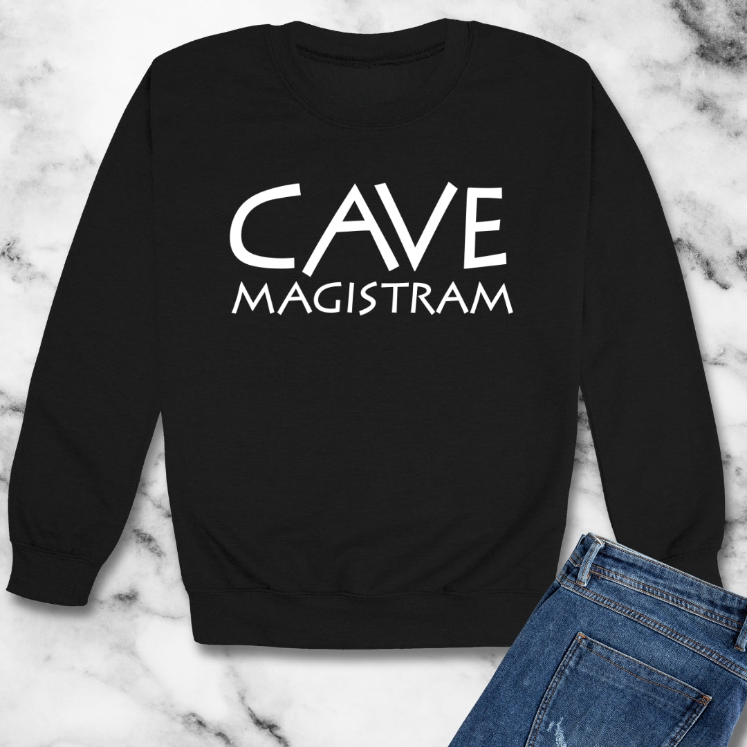 Cave Magistram Beware Teacher Unisex Heavy Crewneck Sweatshirt