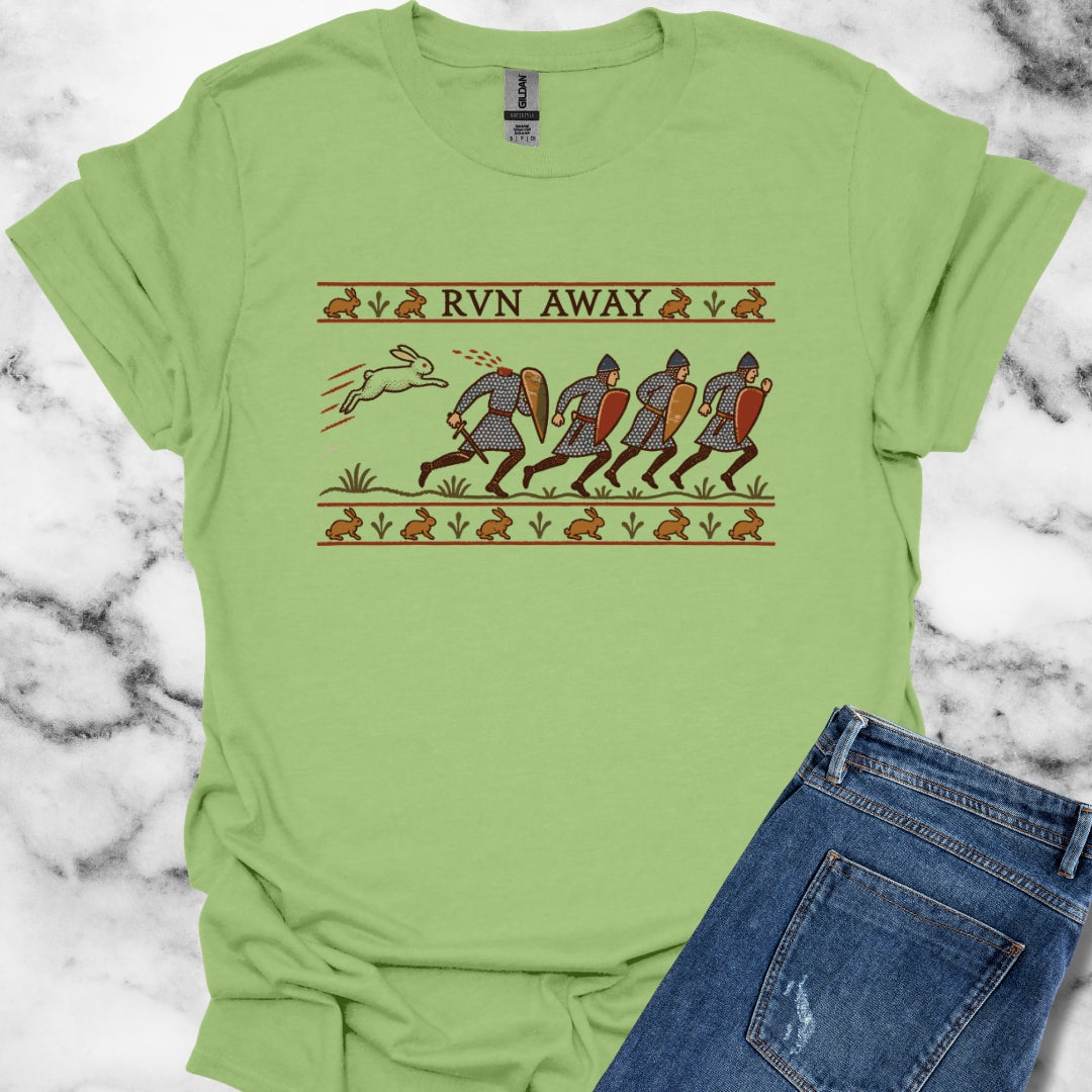Run Away Killer Rabbit Holy Grail T-Shirt