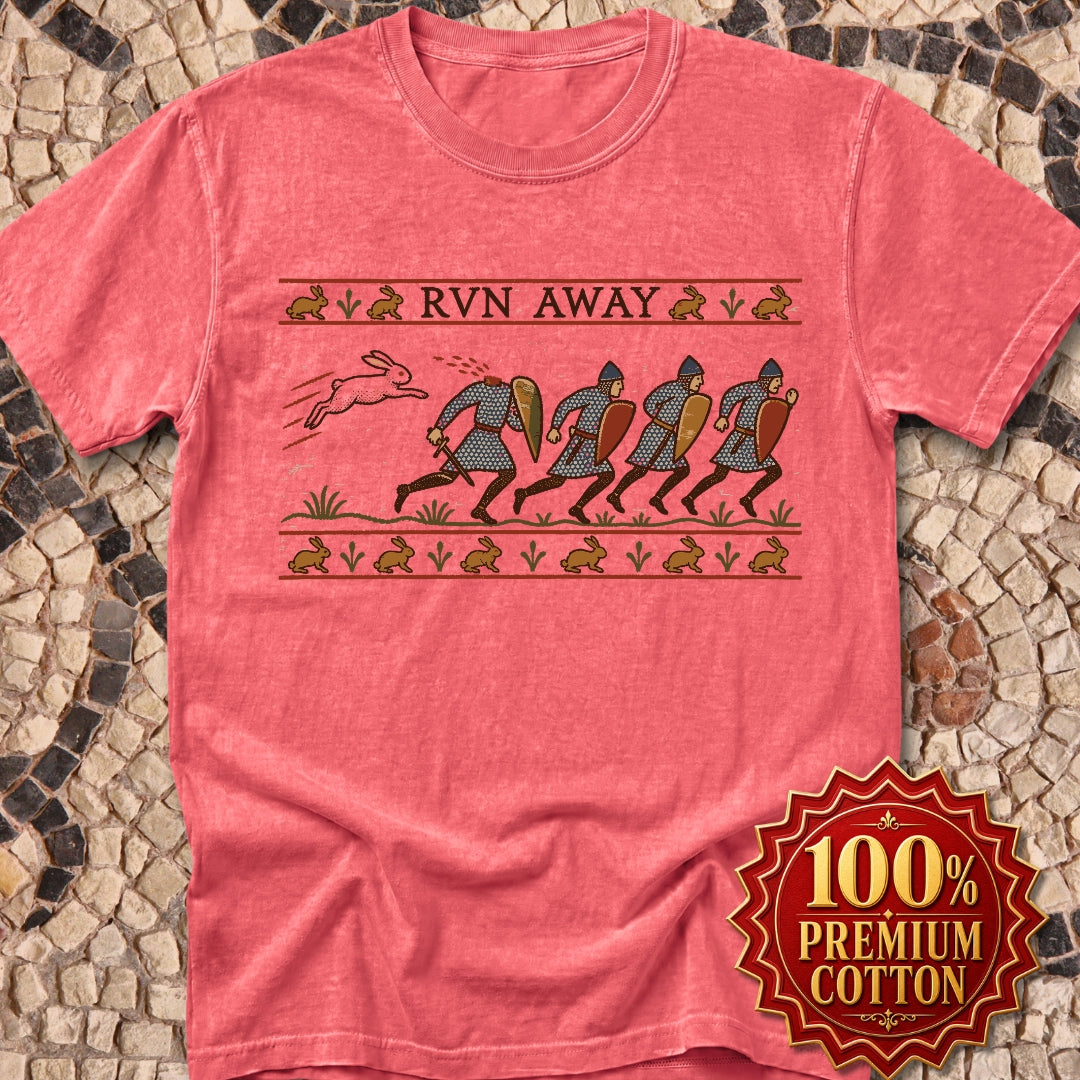 Run Away Killer Rabbit Holy Grail Premium Tee