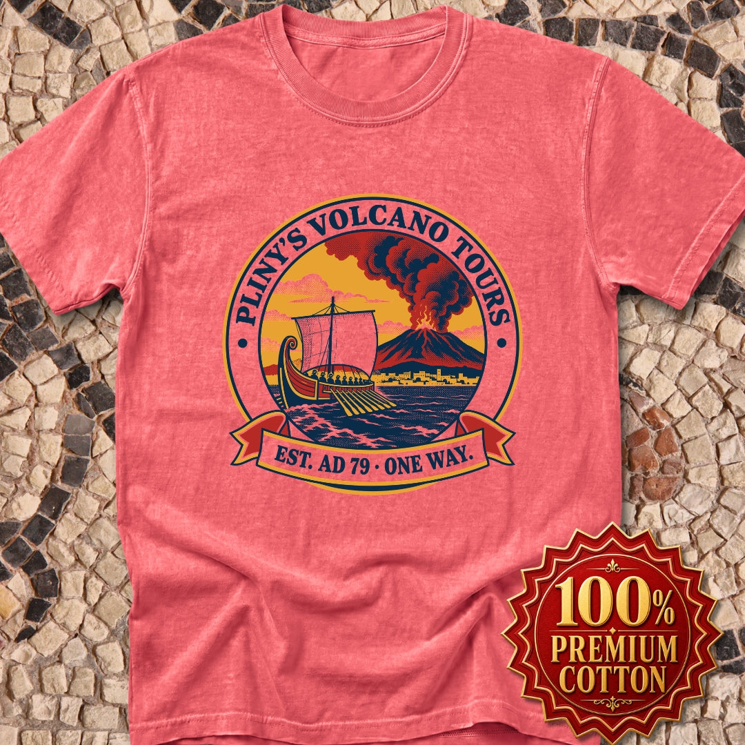 Pliny's Volcano Tours Premium Tee
