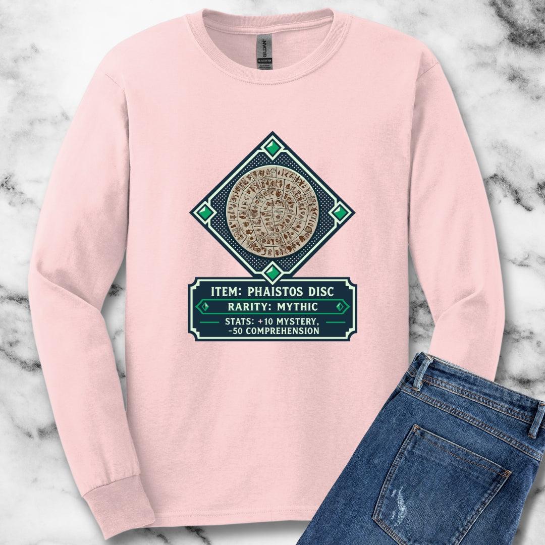 Phaistos Disc Unisex Long Sleeve Tee