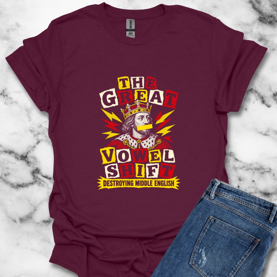 Great Vowel Shift Punk T-Shirt