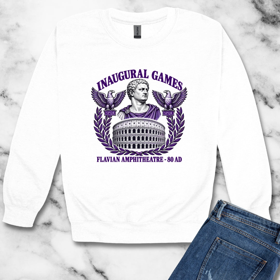Titus Inaugural Games Unisex Heavy Crewneck Sweatshirt