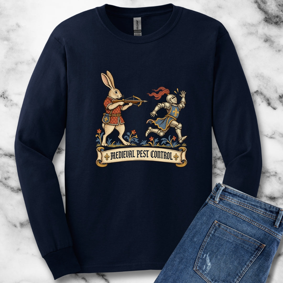 Medieval Pest Control Unisex Long Sleeve Tee