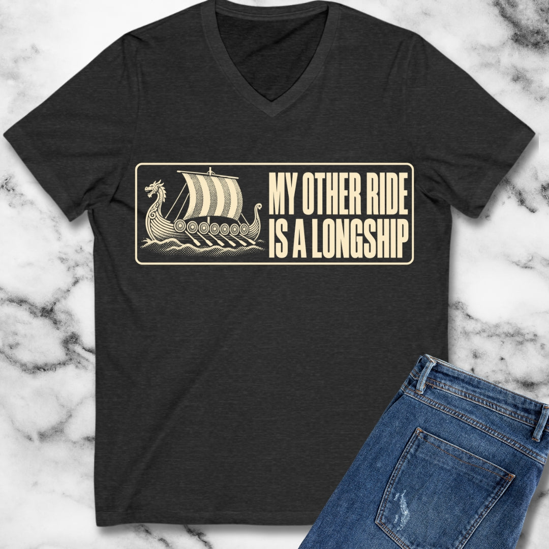 Longship My Other Ride V-Neck