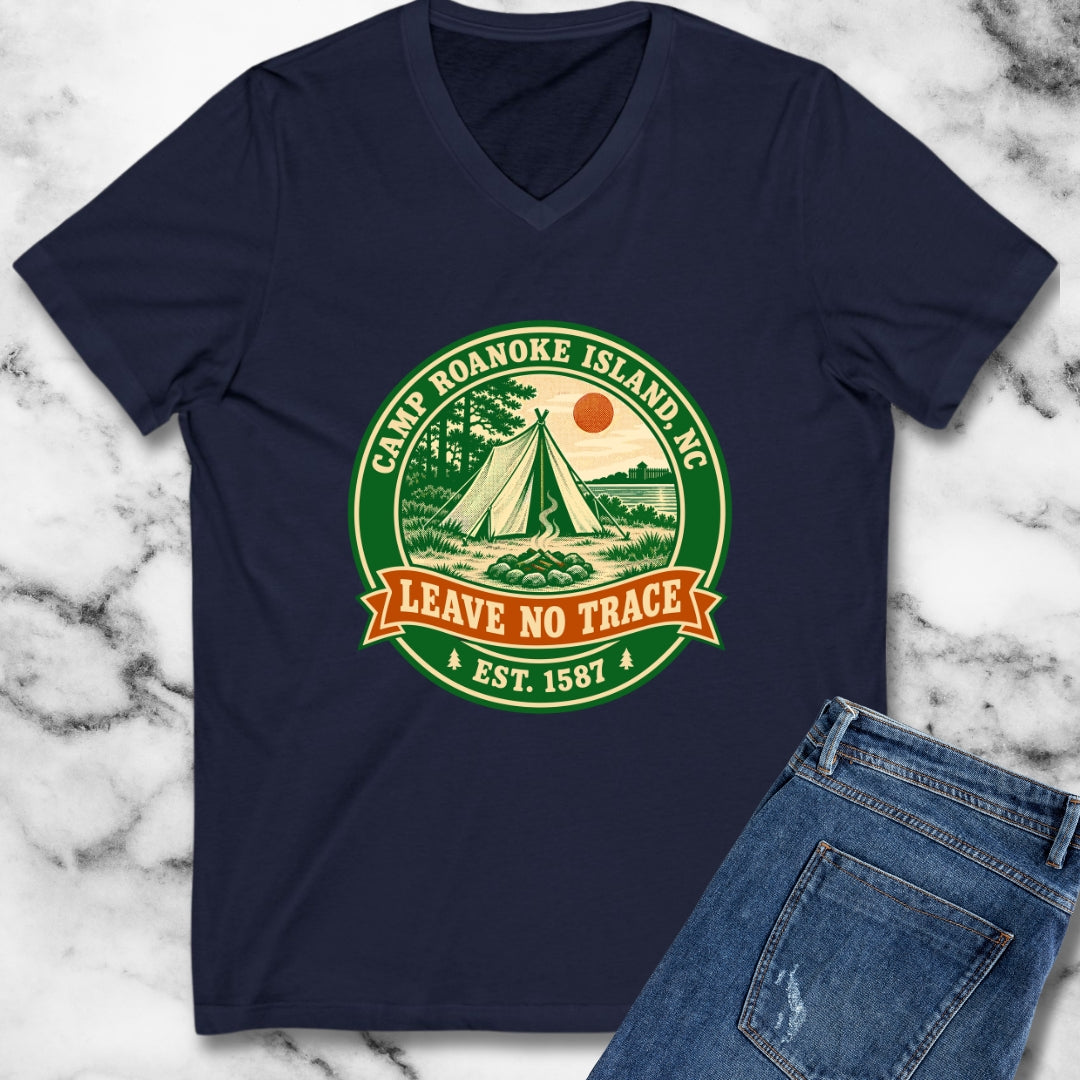 Camp Roanoke Leave No Trace V-Neck