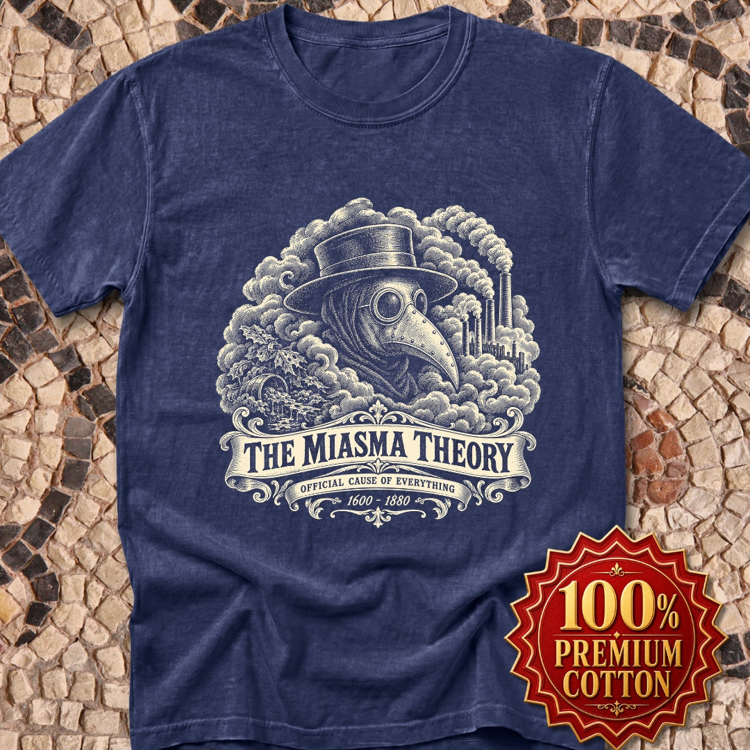Miasma Theory Plague Doctor Premium Tee