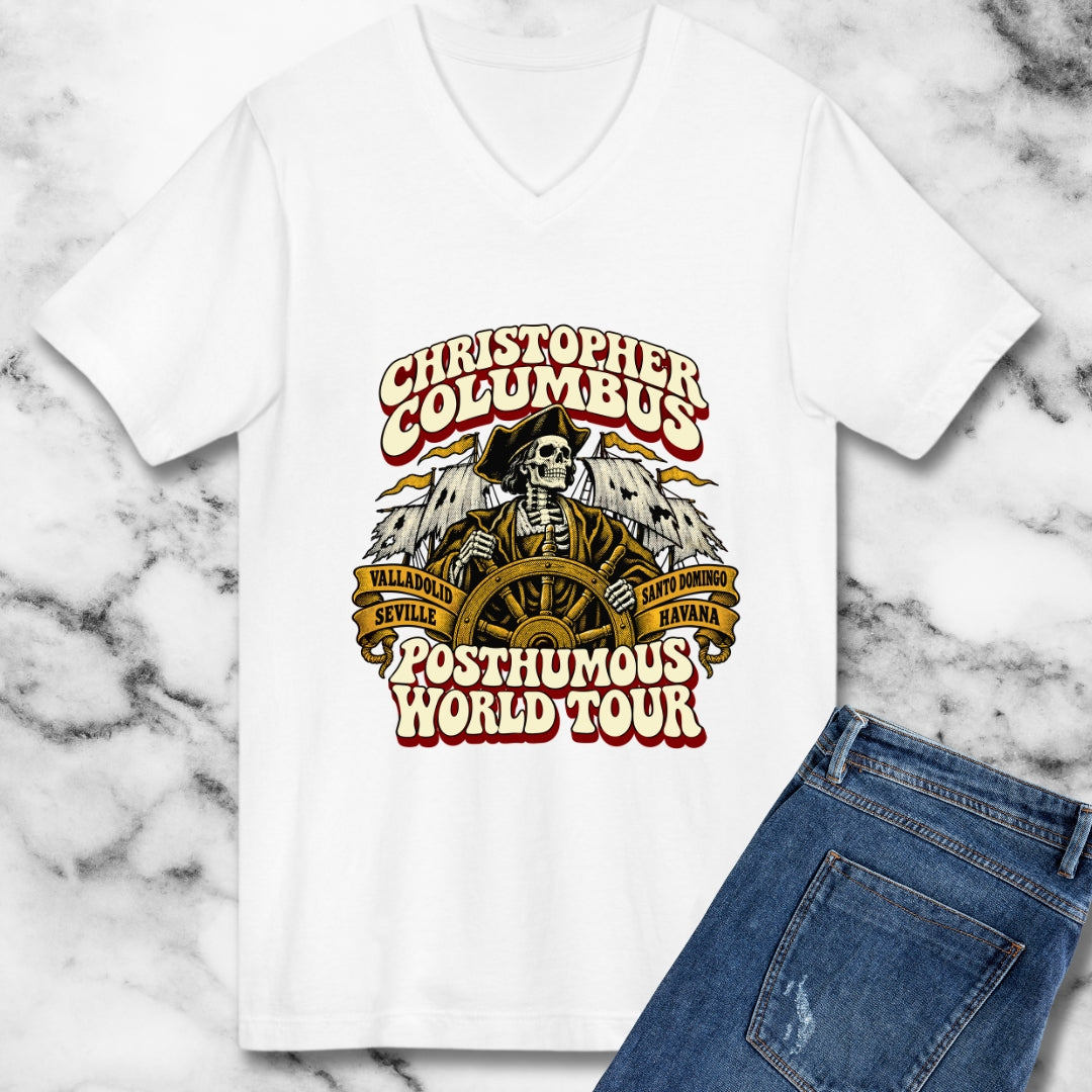 Columbus Posthumous World Tour V-neck