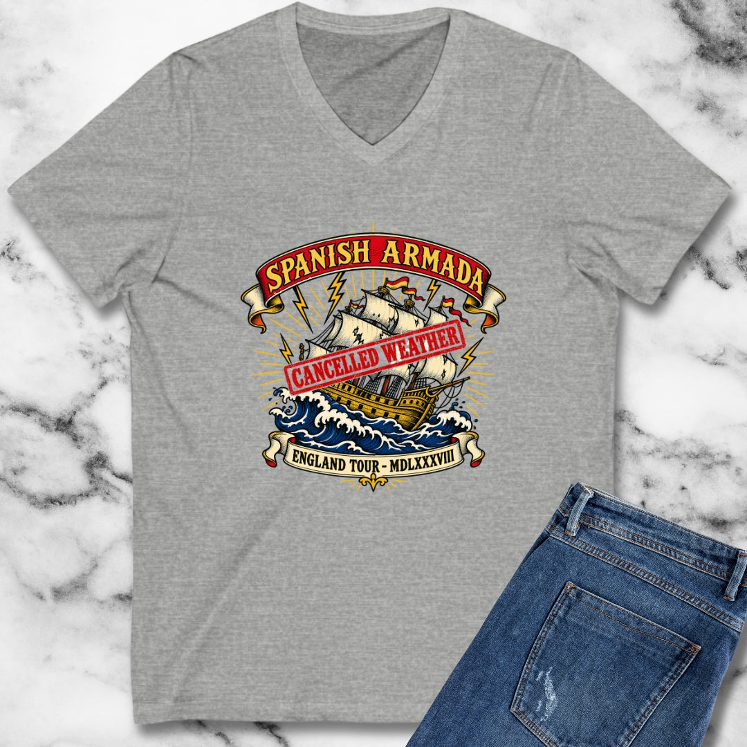 Spanish Armada Cancelled V-neck