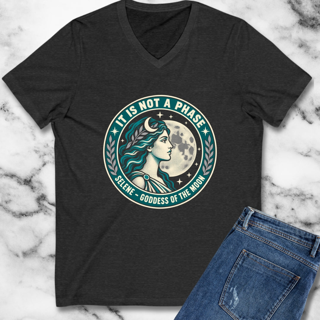 Selene Goddess of the Moon V-Neck