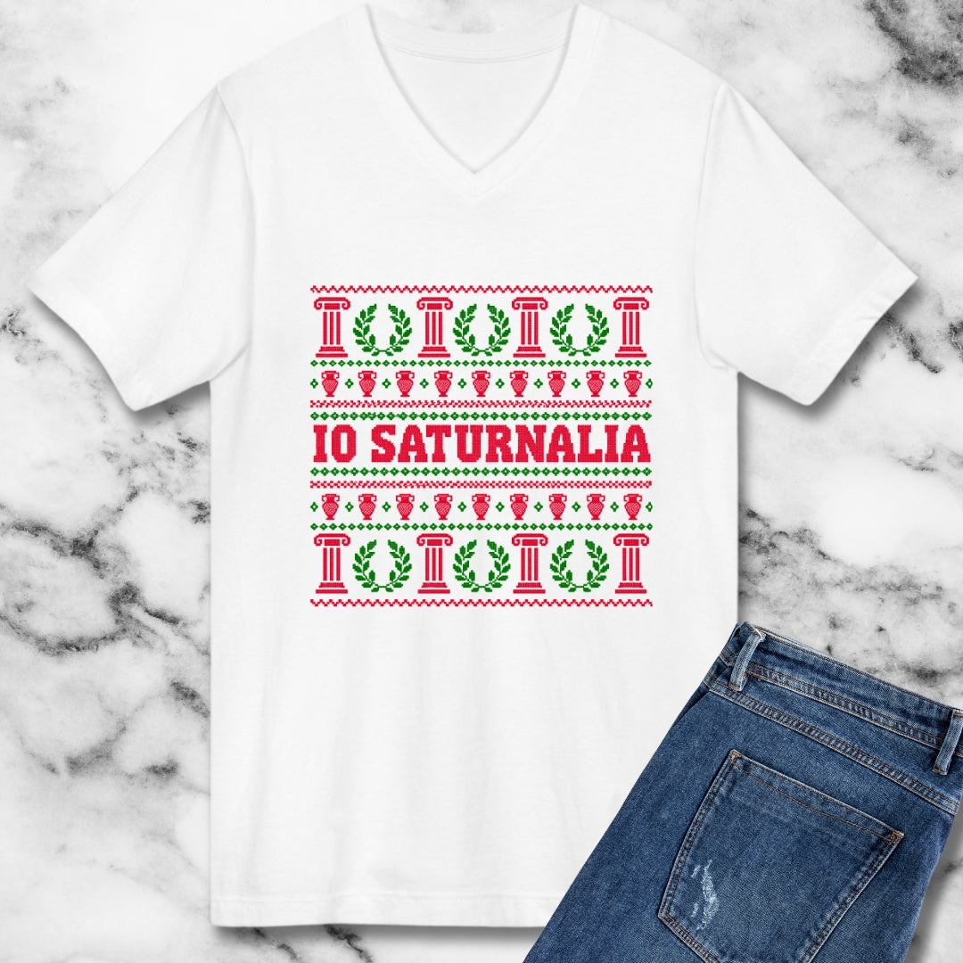 Io Saturnalia Ugly Sweater V-neck