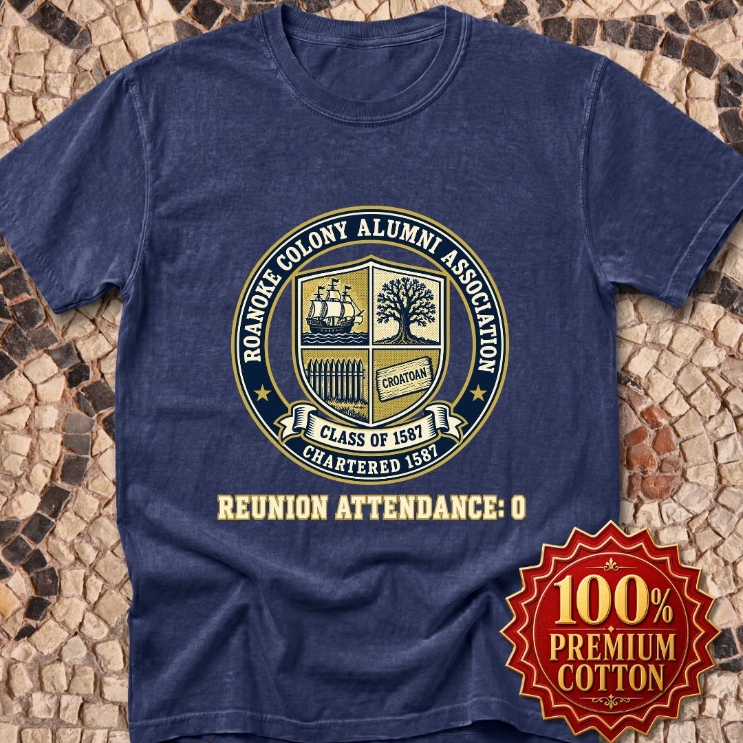Roanoke Colony Alumni Association Premium Tee