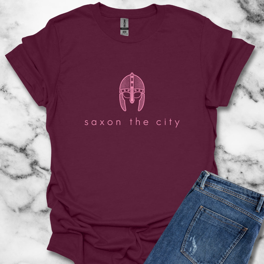 Saxon The City Logo Parody T-Shirt