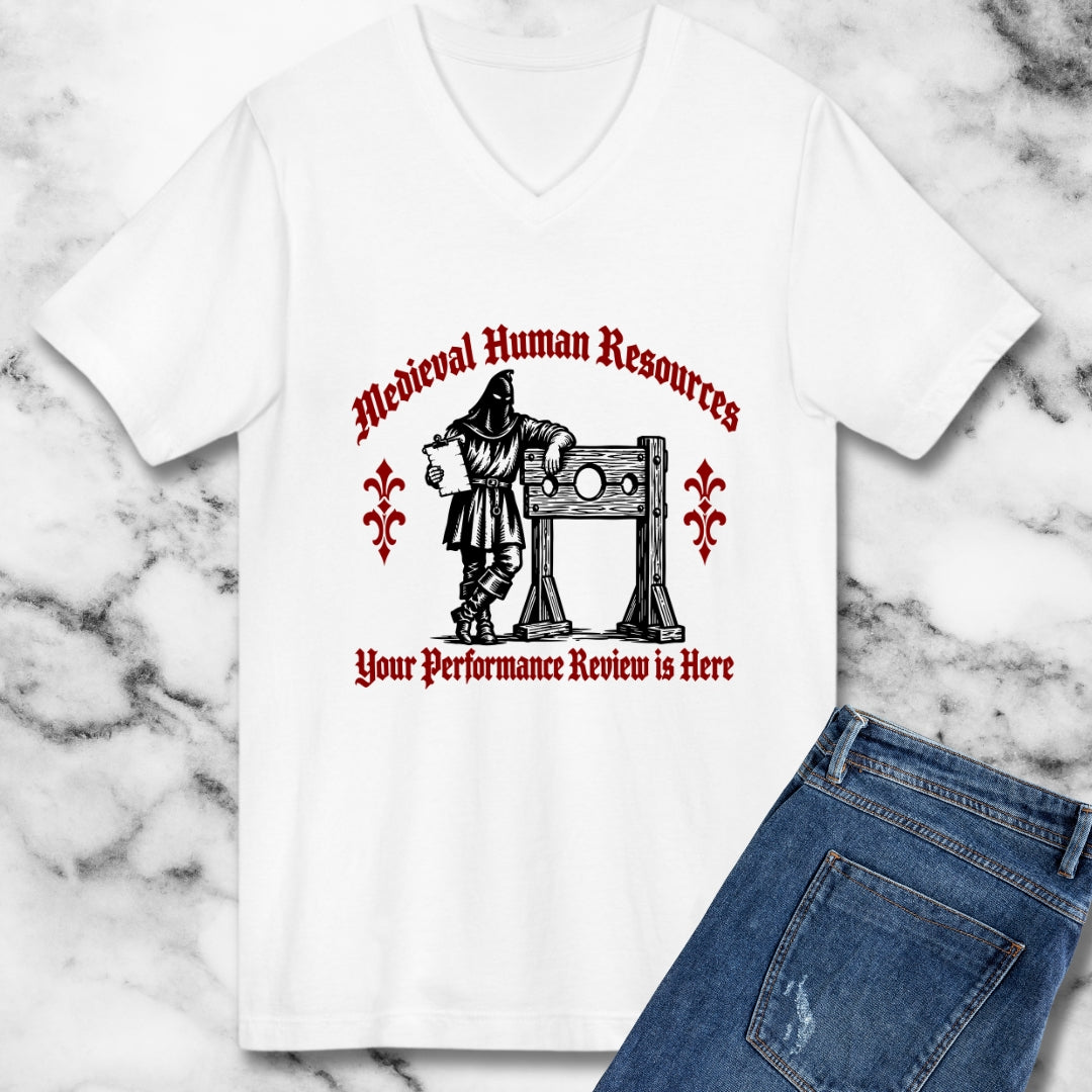 Medieval HR Performance Review V-neck