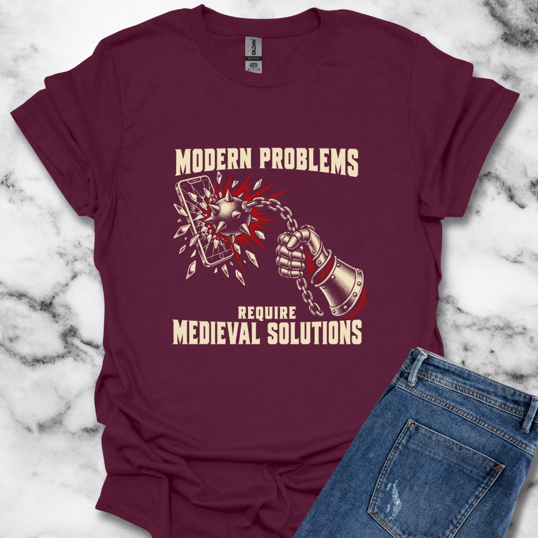 Modern Problems Require Medieval Solutions Smartphone T-Shirt