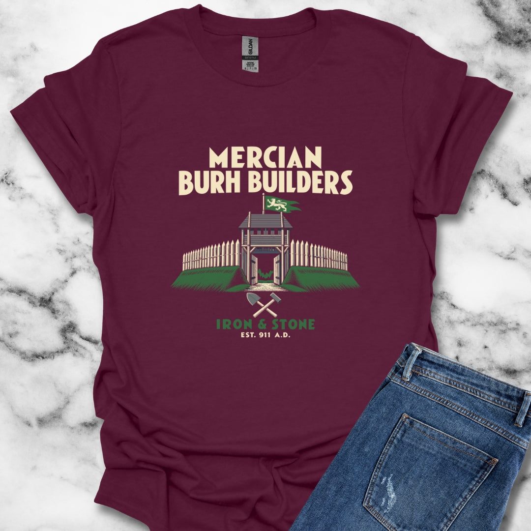 Mercian Burh Builders Iron and Stone T-Shirt