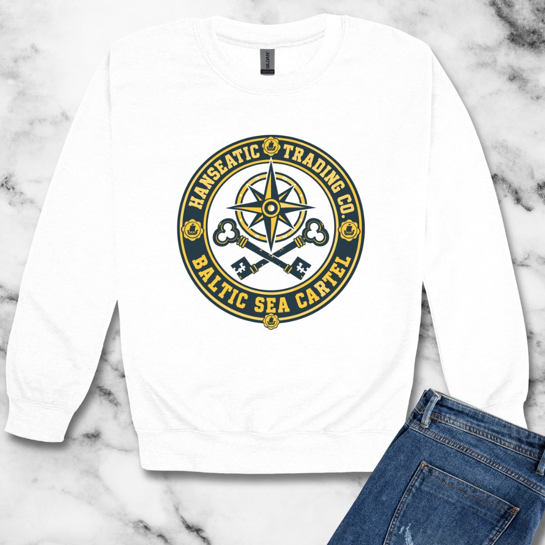 Hanseatic Trading Co Baltic Sea Cartel Unisex Heavy Crewneck Sweatshirt