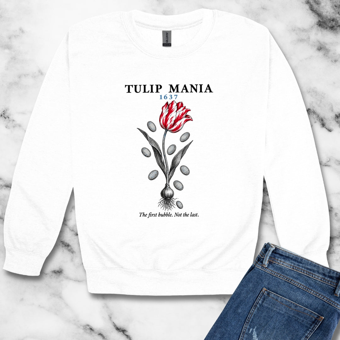 Tulip Mania 1637 Unisex Heavy Crewneck Sweatshirt