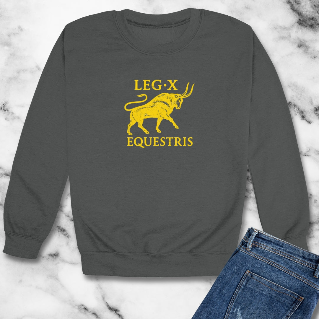 Legio X Equestris Roman Legion Unisex Heavy Crewneck Sweatshirt