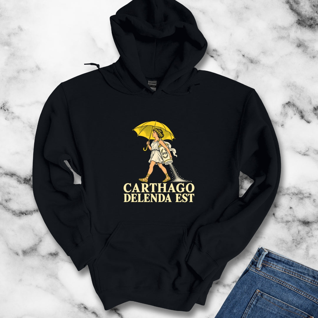 Carthago Delenda Est Salt Girl Lithograph Hoodie