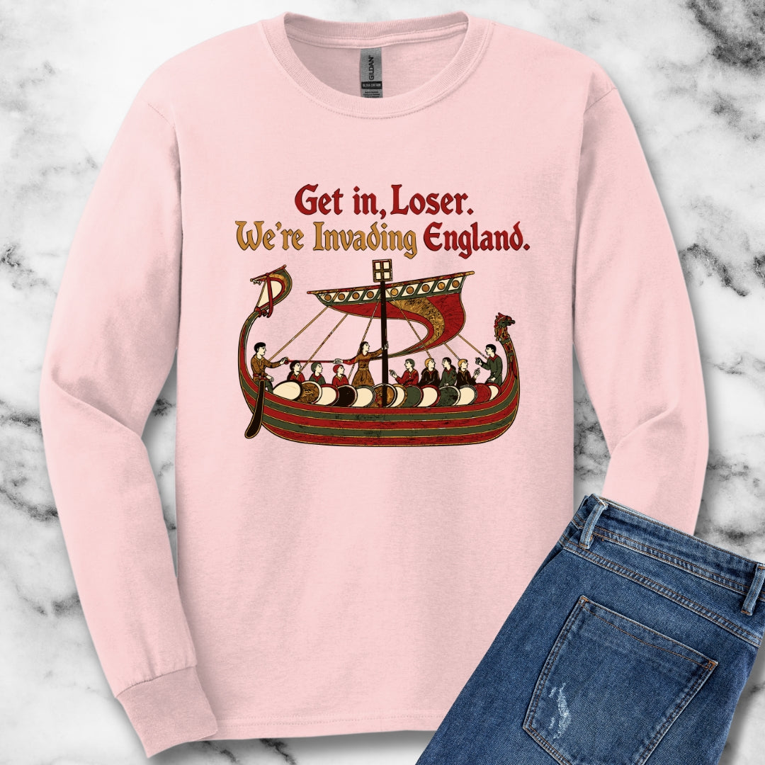 Get in Loser Norman Conquest Tapestry Unisex Long Sleeve Tee