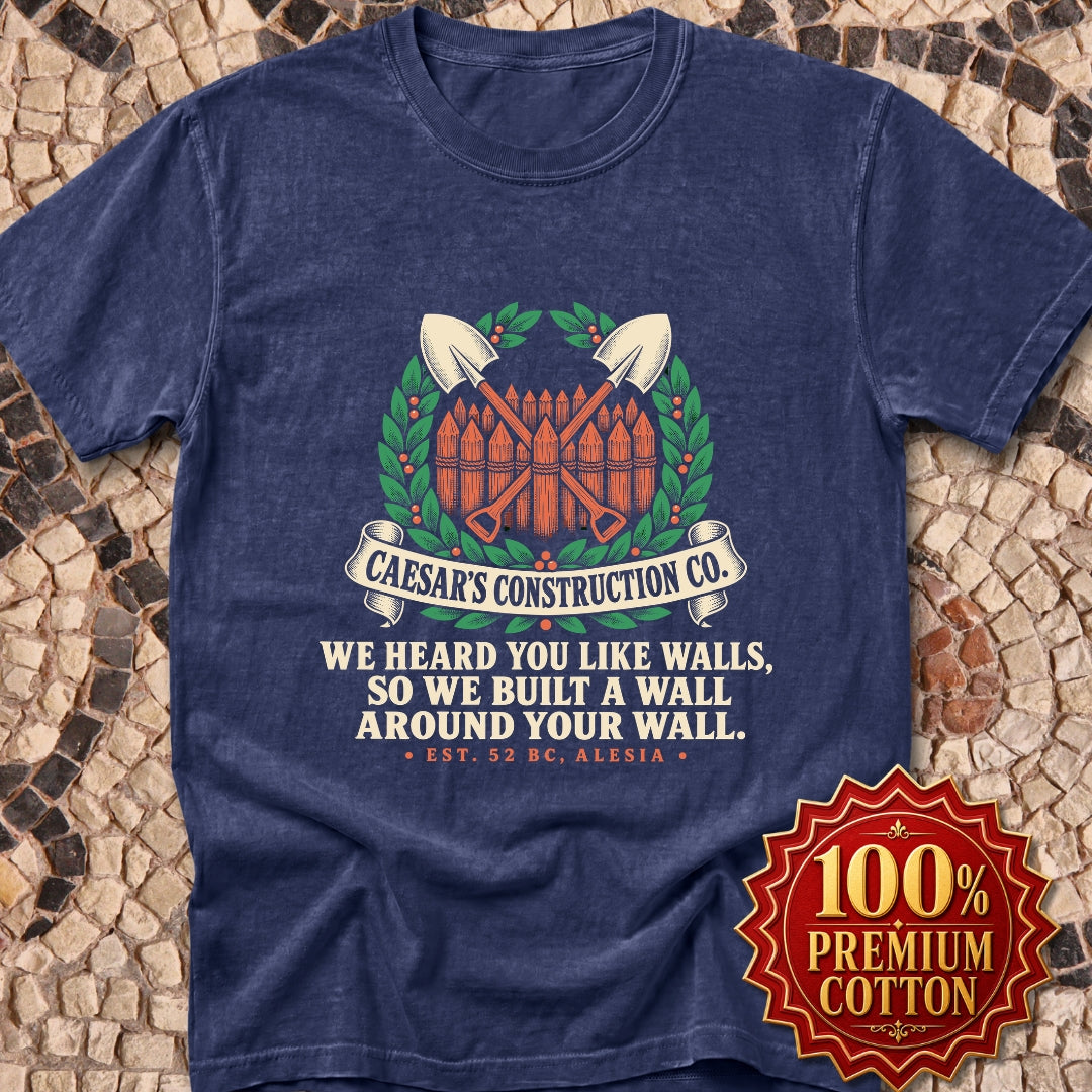 Caesar's Construction Co Crossed Shovels Premium Tee